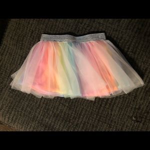 Size 3-6 months pastel rainbow skirt tutu